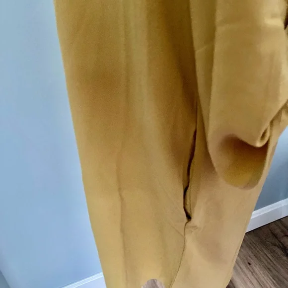 Mustard button up dress/duster - Picture 4 of 7